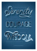 Serenity Prayer poster 3D