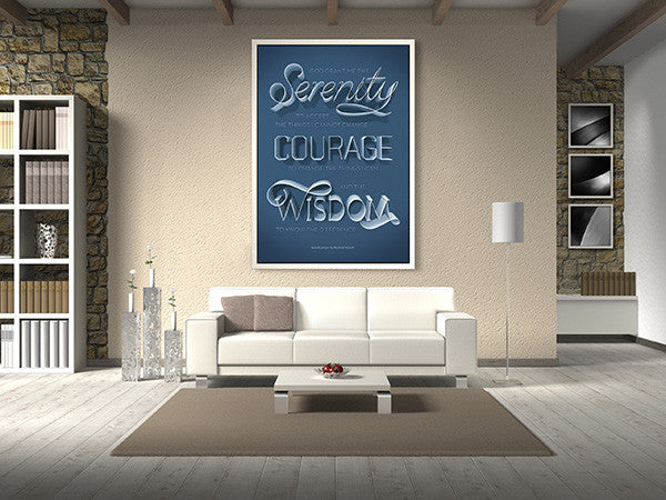 Serenity Prayer poster 3D – www.posterama.co