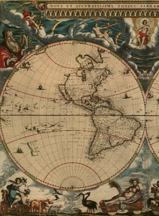 Antique world maps for sale