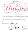 Union, Robert Fulghum typography poster 2
