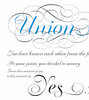 Union, Robert Fulghum typography poster 3