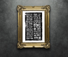 Crazy One's poster framed