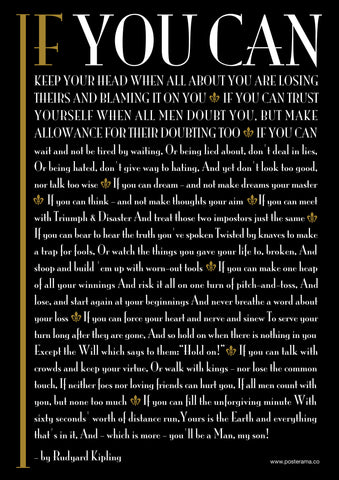 IF Rudyard Kipling poster RJ6