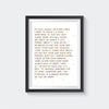 'My dog taught me everything I need to know' typography poster 1