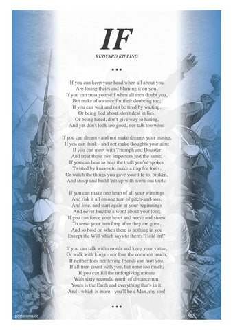 IF Rudyard Kipling poster RJ1