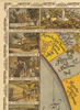 Old map of Los Angeles 1871 lettering poster