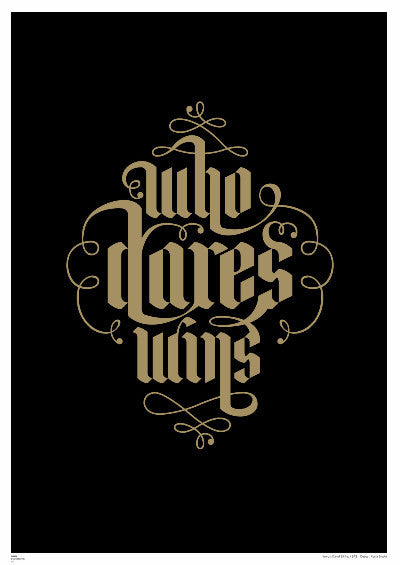 Who Dares Wins, David Stirling poster Gold
