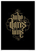 Who Dares Wins, David Stirling poster Gold