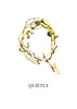 Nature Font: letter 'Q' inspirational typography poster
