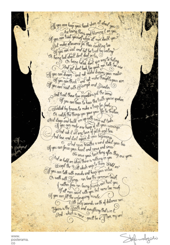 IF Rudyard Kipling poster Man 1
