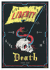 'Give me liberty or give me death' typography poster
