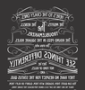 Here's to the Crazy One's typography poster 'Reverse'