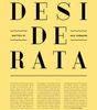 Inspirational quotes: Desiderata typography poster 3