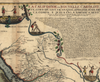 Old Map of California and Mexico lettering poster