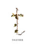 Nature Font: letter 'T' inspirational typography poster