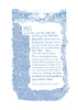 Thoughts become Things, Swami Vivekanda canvas poster Blue
