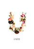 Nature Font: letter 'U' inspirational typography poster