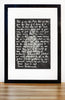 Buddha Wall Art / Thoughts become Things quote lettering poster (Swami Vivekanda)