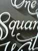 One Life typography poster.