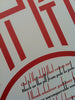Invictus poem typography poster White close up
